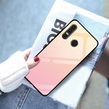  Ovitek s kaljenim steklom za Huawei P30 Lite, roza | Shoptok.si