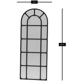 Hanah home Ogledalo Ovalis Dar Black | ePonuda.com