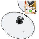 KADAX stekleni pokrov 28 cm univerzalni toplotno odporen pokrov za lonce in ponev, (5000355948) | Shoptok.si