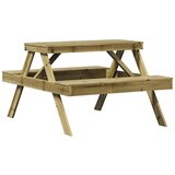  The Living Store Piknik miza 105x134x75 cm impregnirana borovina - Piknik Miza, (21455520) | Shoptok.si