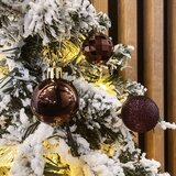 Tutumi Set bombki za božićno drvce smeđe 34 kom SYSD1688-038 | shoptok.hr
