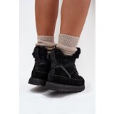 Big Star Women's Suede Snow Boots On Platform With Fur | shoptok.hr
