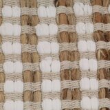  Ručno tkani set kupaonskih otirača juta/tkanina bijeli/prirodni | shoptok.hr