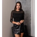 Gemre Black eco-leather skirt-shorts Spir | shoptok.hr