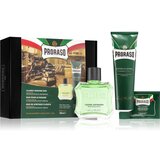 Proraso green Classic Shaving Duo darovni set vodica nakon brijanja Green 100 ml + krema za brijanje Green 150 ml | shoptok.hr