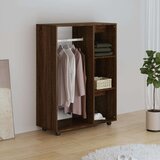  Garderobna omara rjav hrast 80x40x110 cm konstruiran les, (20601370) | Shoptok.si