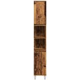  Kopalniška omarica starinski les 30x30x190 cm inženirski les | Shoptok.si