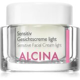 ALCINA Sensitive Facial Cream Light pomirjajoča krema za občutljivo kožo 50 ml za ženske Cene