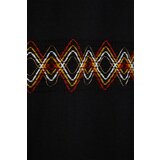 Trendyol Black Men's Oversize Crew Neck Short Sleeve Embroidered TShirt | Shoptok.si