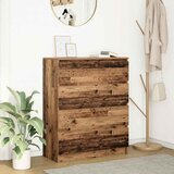 vidaXL Komoda boja starog drva 80x35x99 cm od konstruiranog drva Cijene