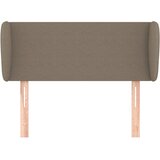  Uzglavlje s ušima smeđesivo 103x23x78/88 cm od tkanine | shoptok.hr