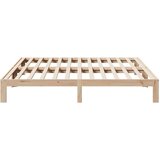  Posteljni okvir brez vzmetnice 160x200 cm trdna borovina | Shoptok.si