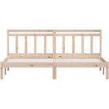  Okvir za krevet od masivne borovine 180 x 200 cm bračni | shoptok.hr