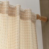 Pineapple Elephant Bež prozirna zavjesa 140x229 cm Muscat Waffle – | shoptok.hr