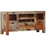 vidaXL Komoda siva 100 x 30 x 50 cm od masivnog drva šišama | shoptok.hr