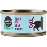  Varčno pakiranje Cosma Nature 48 x 70 g - Tuna z govedino | shoptok.hr