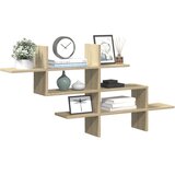  Zidna polica boja hrasta 124,5x18x60,5 cm konstruirano drva | shoptok.hr