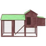  Kokošinjac boja kave 193 x 65 x 117 cm od masivne borovine | shoptok.hr