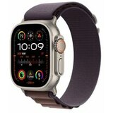 Apple watch Ultra2 cellular, 49mm titanium case w indigo alpine loop - medium Cene