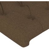 vidaXL Posteljno vzglavje 4 kosa temno rjav 80x7x78/88 cm blago | Shoptok.si