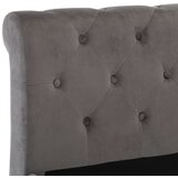  Okvir za krevet sivi baršunasti 100 x 200 cm | shoptok.hr