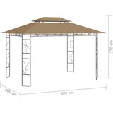  Sjenica 4 x 3 x 2,7 m smeđe-siva 160 g/m² | shoptok.hr