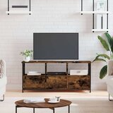 TV ormarić boja dimljenog hrasta 102x33x45 cm od drva i željeza Cijene