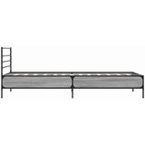  Okvir za krevet boja hrasta 100x200cm konstruirano drvo i metal | shoptok.hr