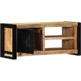 vidaXL TV omarica 80x30x35 cm Masivni neobdelan les Mango | Shoptok.si
