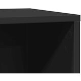 vidaXL Omara za mačje stranišče črna 80x50x45 cm inženirski les | Shoptok.si