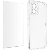 AVIZAR Xiaomi Poco X4 GT 360° Protection Pack: tanko mehko ohišje, prozorno poševno kaljeno steklo, (20717412) | Shoptok.si
