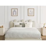Bobochic Paris Bež tapecirani bračni krevet s prostorom za odlaganje s podnicom 160x200 cm Badja – | shoptok.hr