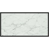  Stolić za kavu crni s bijelim mramornim staklom 100x50x35 cm | Eponuda.ba