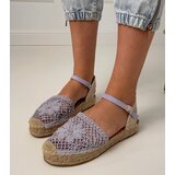 Gemre Purple Santos lace espadrille sandals | ePonuda.com