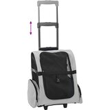 Kolica za kućne ljubimce 3-u-1 Dizajn Siva 48x32x(57-106) cm Oxford tkanina | Eponuda.com