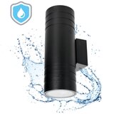  Spoljašnje zidno svetlo 2xGU10/35W/230V IP54 okruglo crno | Eponuda.com
