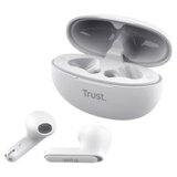 Trust slušalice yavi bt enc earphones bele