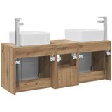  Set ormarića za kupaonicu 3 kom. Hrast artisan 53 x 35 x 63 cm | shoptok.hr