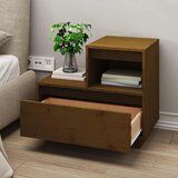  Noćni ormarići 2 kom boja meda 60x34x51 cm od borovine | shoptok.hr