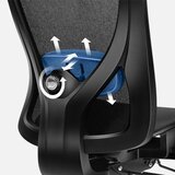 Expert 5.3 Crna mrežasta ergonomska stolica | shoptok.hr