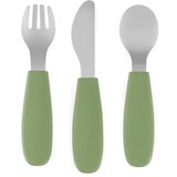 Petite&Mars Take&Match Stainless Steel Cutlery Set pribor za otroke Sweet Pea 12m+ 3 kos | Shoptok.si