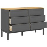  Ladičar FLORO voštano sivi od masivne borovine | shoptok.hr