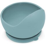 Petite&Mars Silikonska skleda z vakuumom 360 ml Take&Match 6 m+, Frosted Sky | Shoptok.si