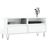 TV ormarić sjajni bijeli 100x34,5x44,5 cm od konstruiranog drva | shoptok.hr