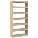  Knjižna polica Sonoma Oak Inženirski les 100 x 30 x 198 cm Police, (22094689) | Shoptok.si
