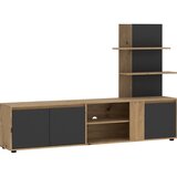Livetastic DNEVNI REGAL, antracit, hrast artisan | Shoptok.si