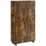  Visoka komoda Dimljeni hrast 79 x 41 x 151 cm Konstruirano drvo Slike