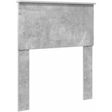  Krevetna konstrukcija Betonski sivi i srebrna 70 x 190 cm | shoptok.hr