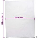  Prevleka za rastline iz flisa z vrvico 8 kosi 70 g/m² 0,8x1 m | Shoptok.si