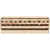  Gnezdišče za kokoši s 5 predelki 117x33x38 cm trdna borovina, (20767482) | Shoptok.si